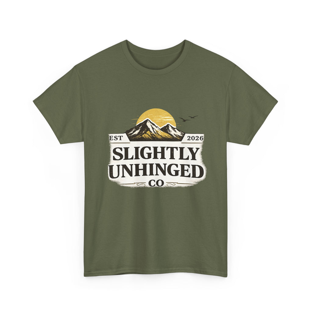 Slightly Unhinged Co. Mountain Tee — “10 Rules to Live By” Adventure T-Shirt