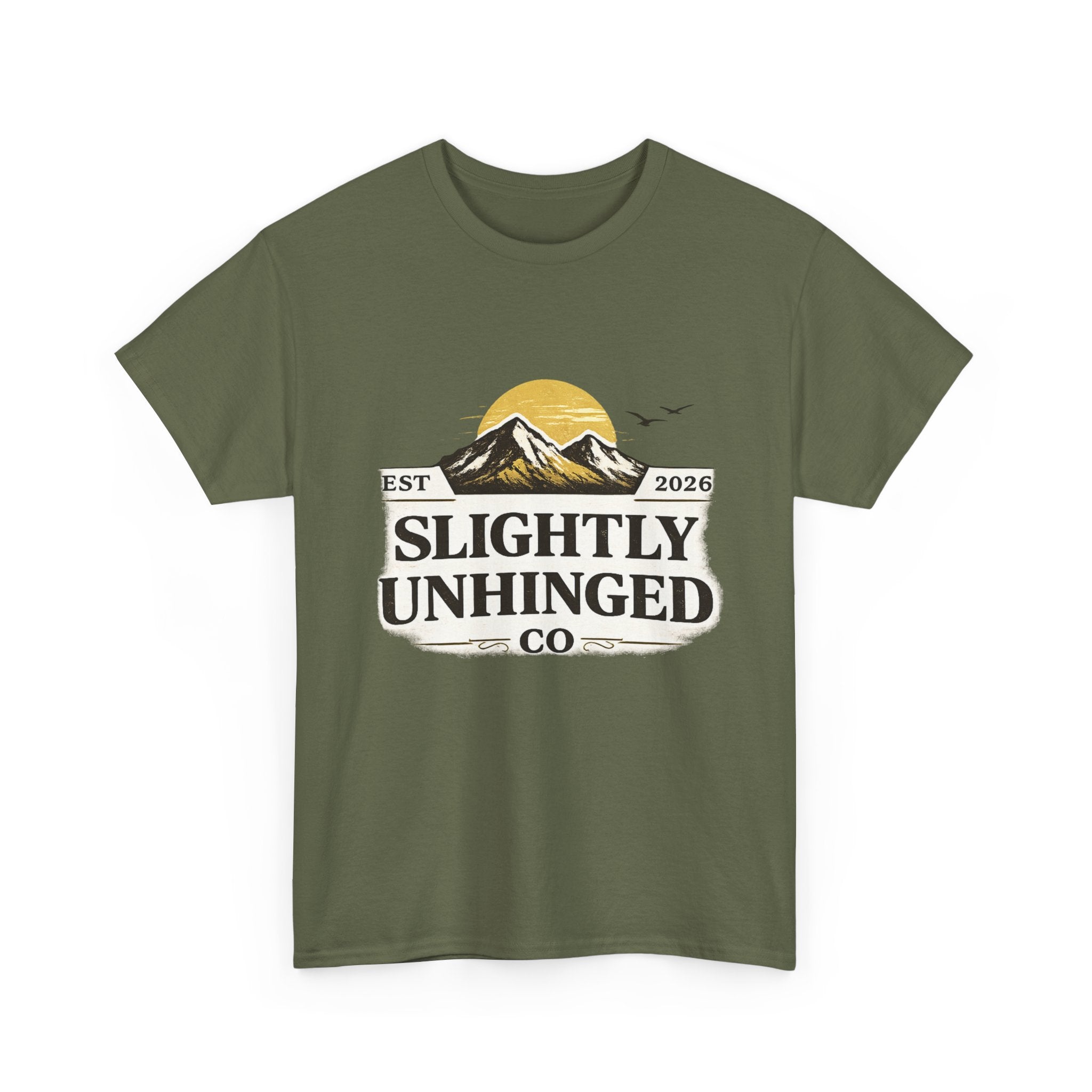 Slightly Unhinged Co. Mountain Tee — “10 Rules to Live By” Adventure T-Shirt
