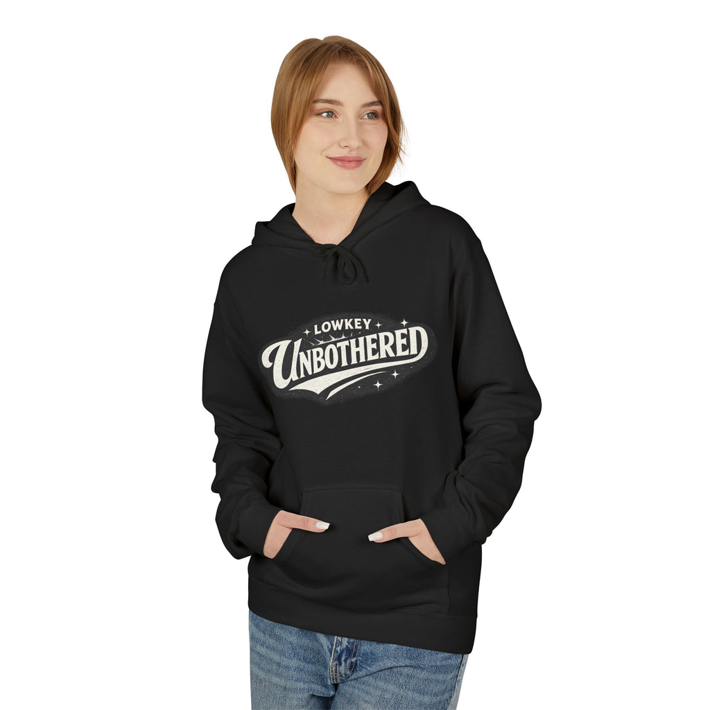 Unbothered Graphic Hoodie — Retro Vintage 'Lookin' Unbothered' Pullover