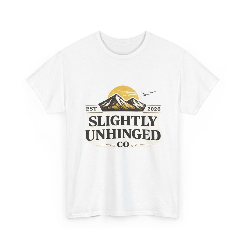 Slightly Unhinged Co. Mountain Tee — “10 Rules to Live By” Adventure T-Shirt