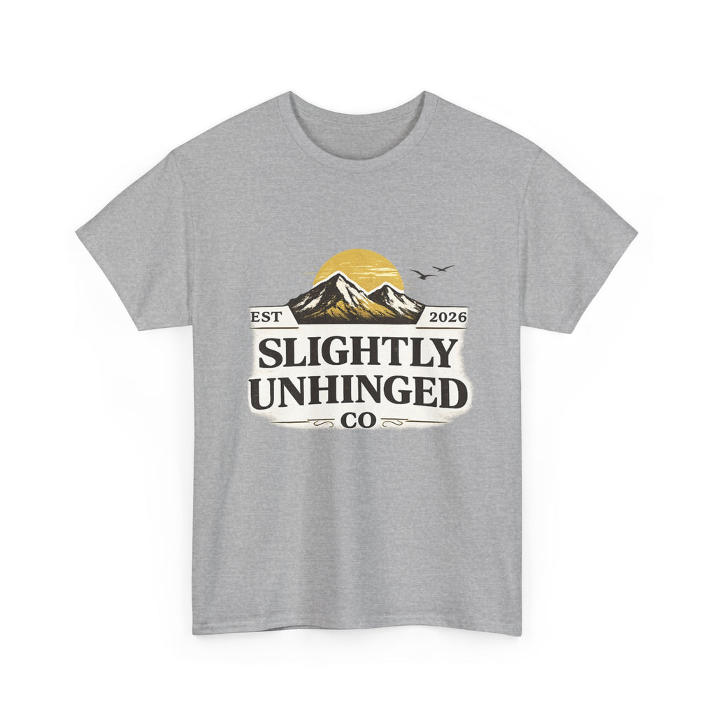 Slightly Unhinged Co. Mountain Tee — “10 Rules to Live By” Adventure T-Shirt