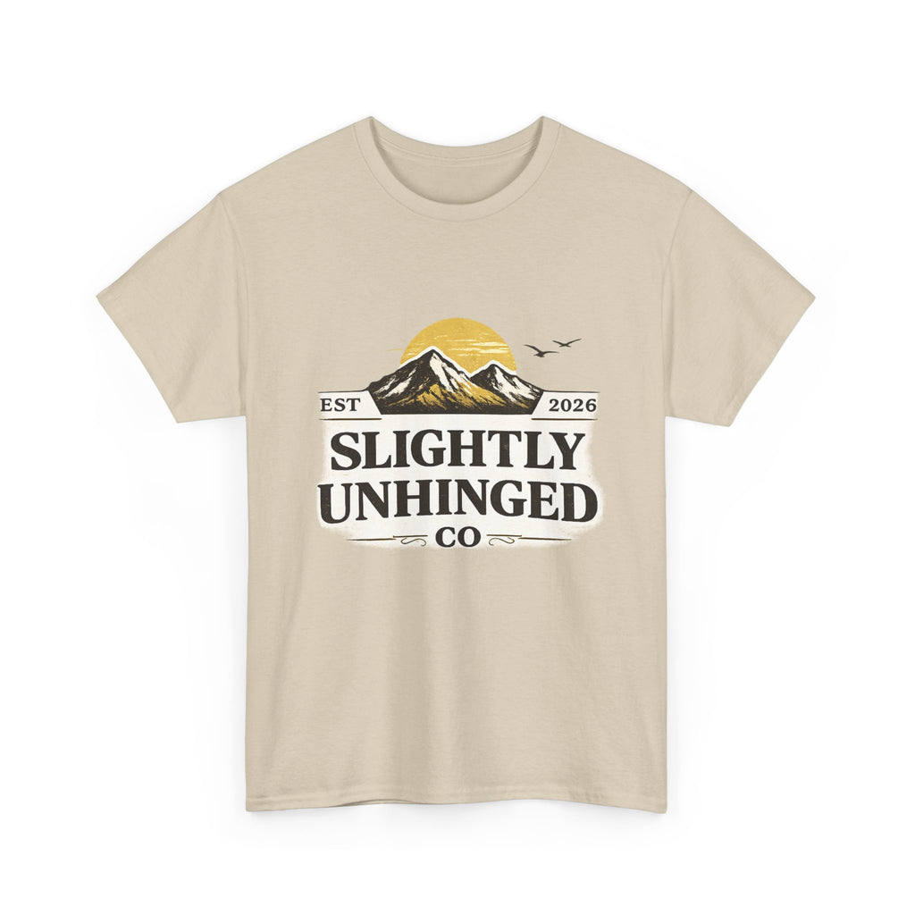 Slightly Unhinged Co. Mountain Tee — “10 Rules to Live By” Adventure T-Shirt