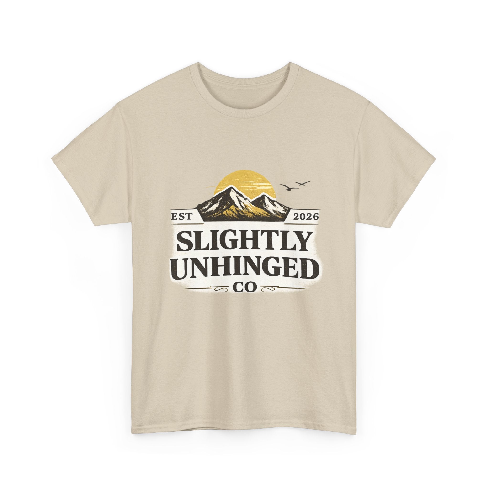 Slightly Unhinged Co. Mountain Tee — “10 Rules to Live By” Adventure T-Shirt