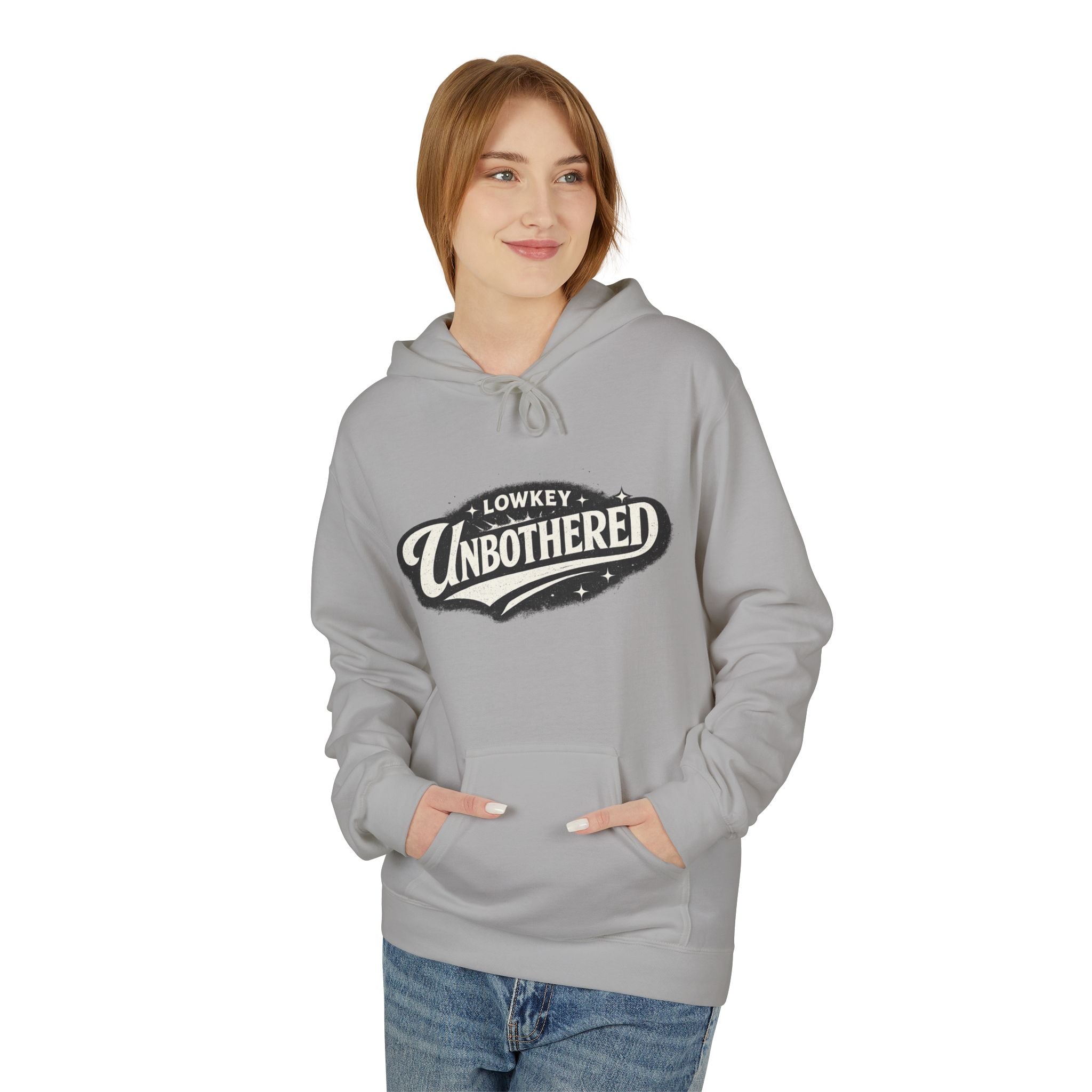 Unbothered Graphic Hoodie — Retro Vintage 'Lookin' Unbothered' Pullover