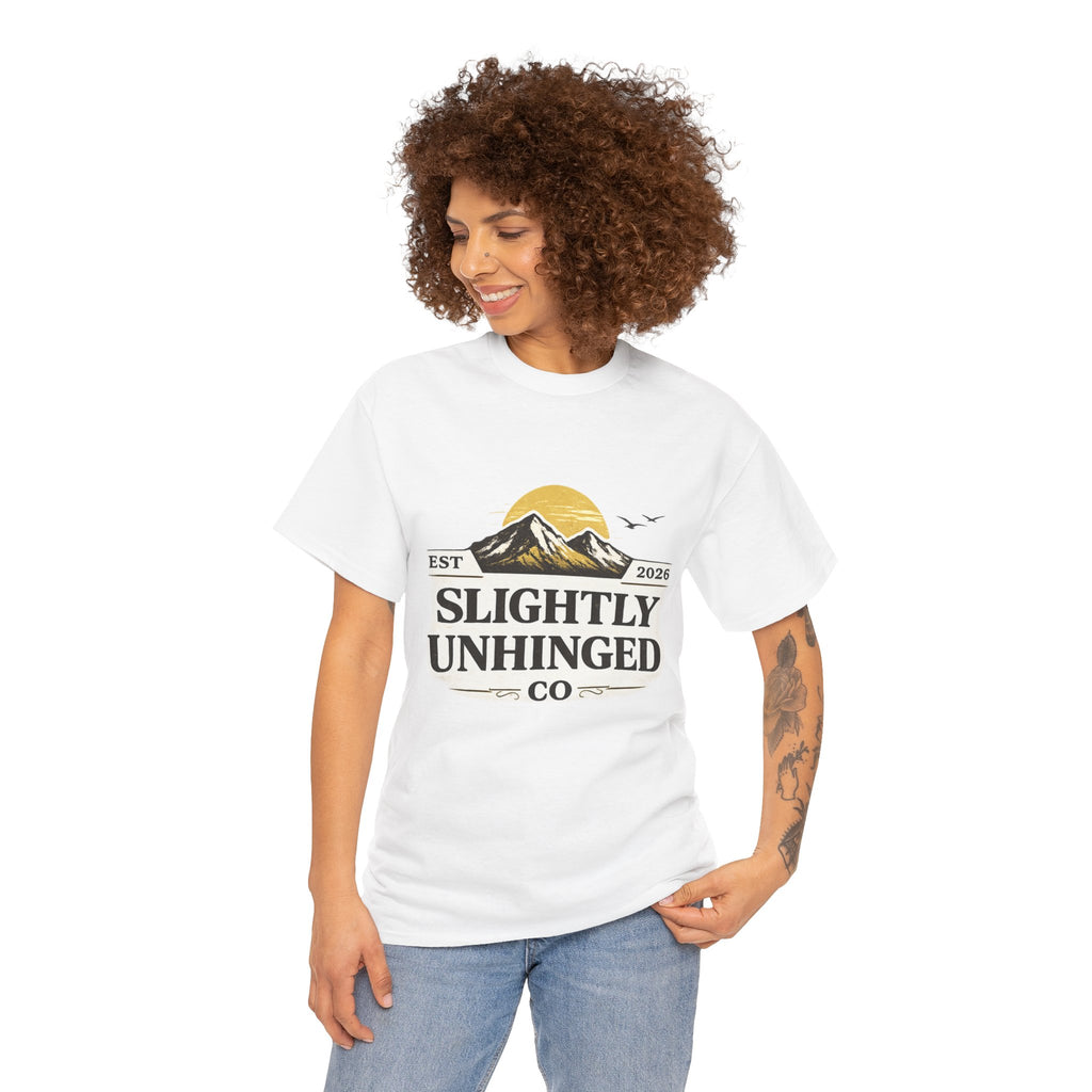 Slightly Unhinged Co. Mountain Tee — “10 Rules to Live By” Adventure T-Shirt