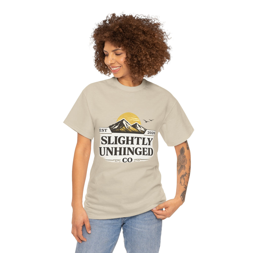 Slightly Unhinged Co. Mountain Tee — “10 Rules to Live By” Adventure T-Shirt