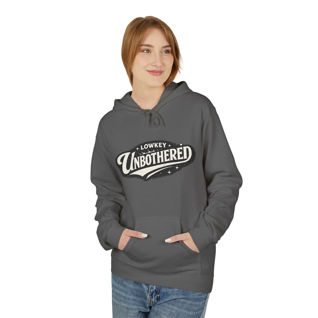 Unbothered Graphic Hoodie — Retro Vintage 'Lookin' Unbothered' Pullover