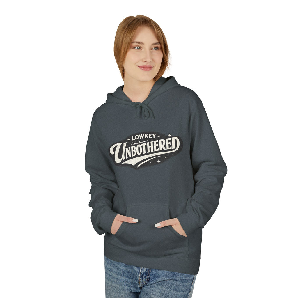 Unbothered Graphic Hoodie — Retro Vintage 'Lookin' Unbothered' Pullover