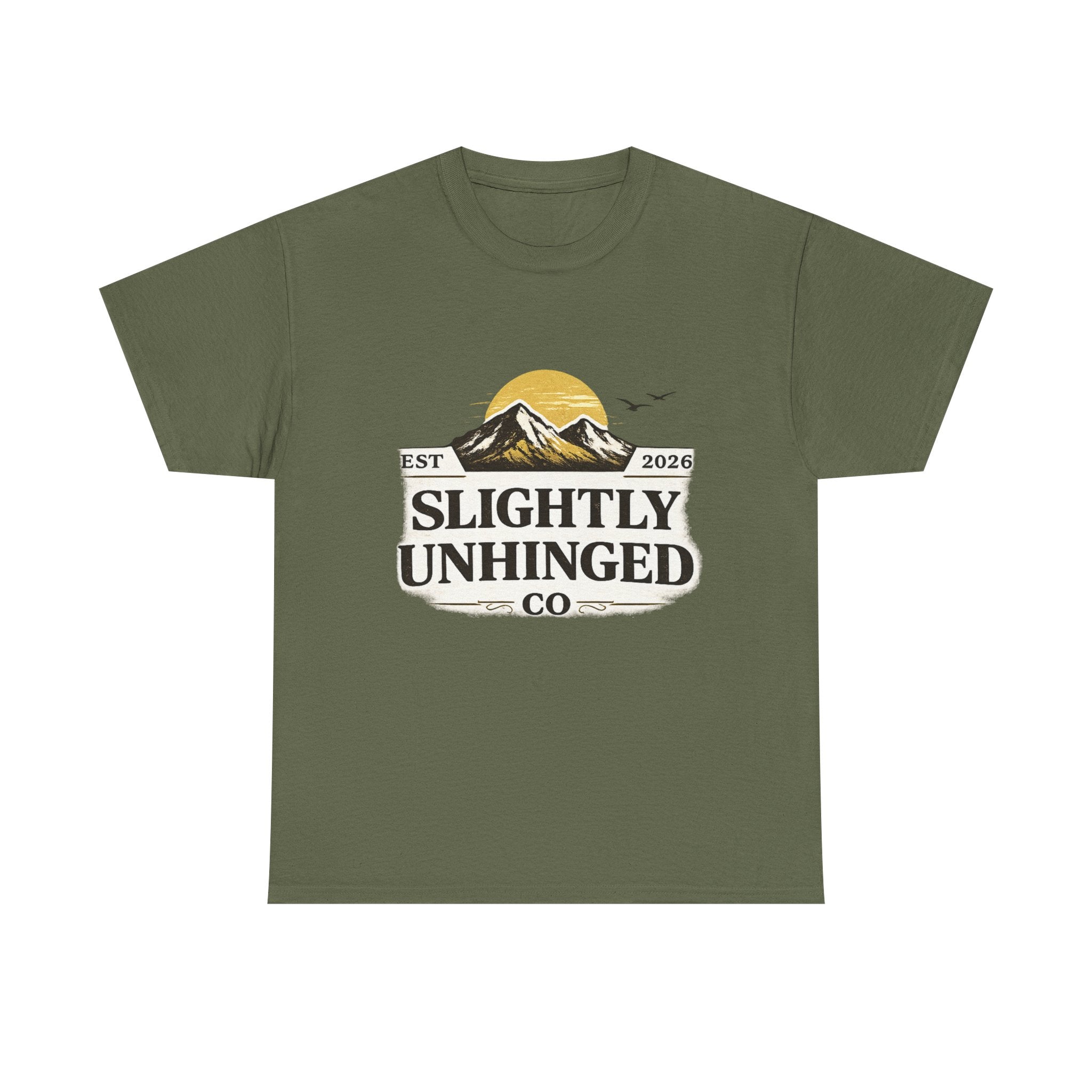 Slightly Unhinged Co. Mountain Tee — “10 Rules to Live By” Adventure T-Shirt